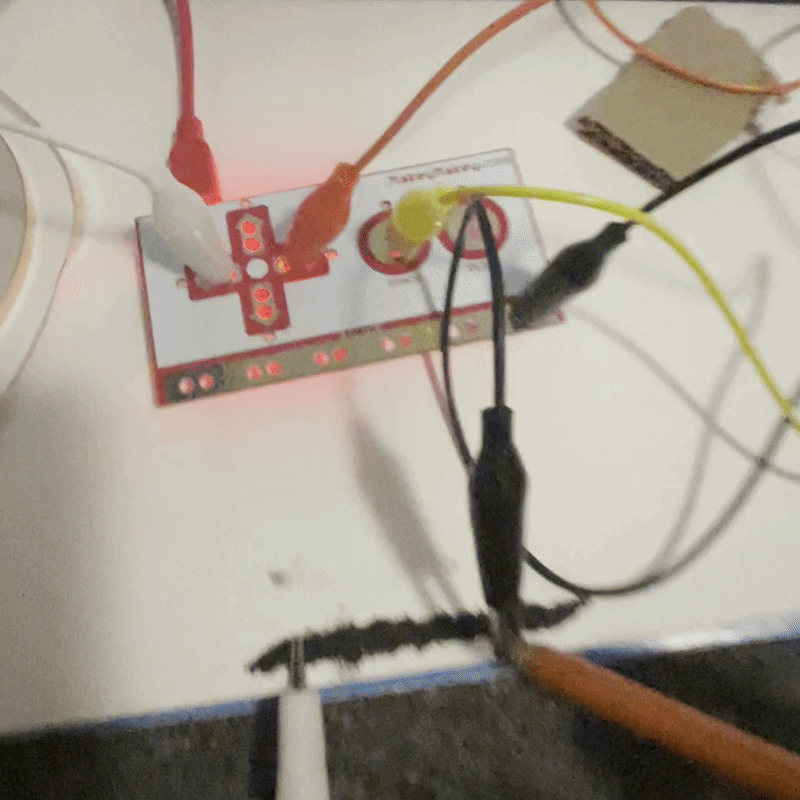 This video conencts the ground to the pencil itself and allows the user to be part of creating the interface as it changes and expands when they draw with the charcoal pencil.