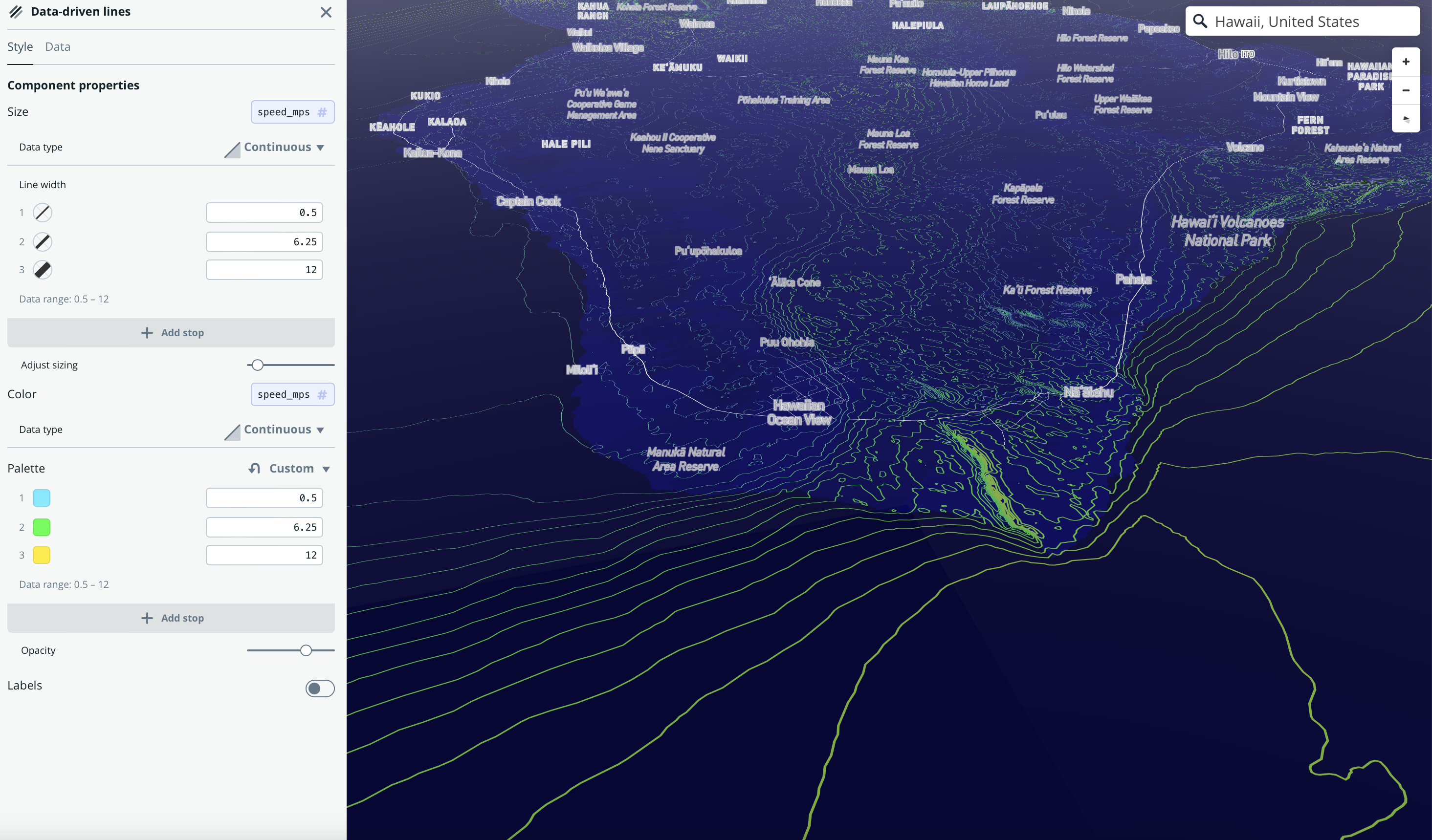 following the same tutorial and messing about with the style options