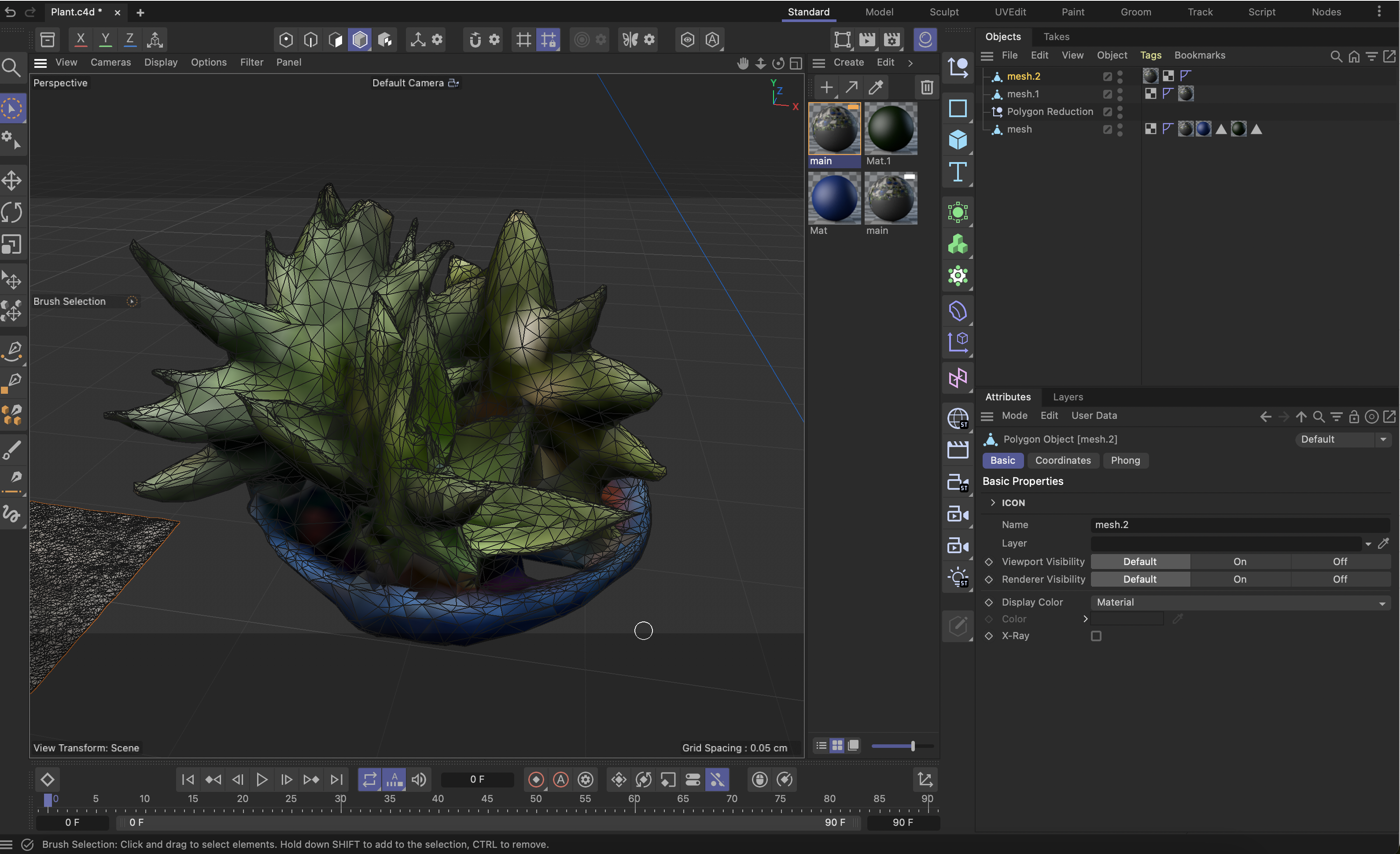 reducing the mesh density. I found the meshreducer deformer to be a little finicky